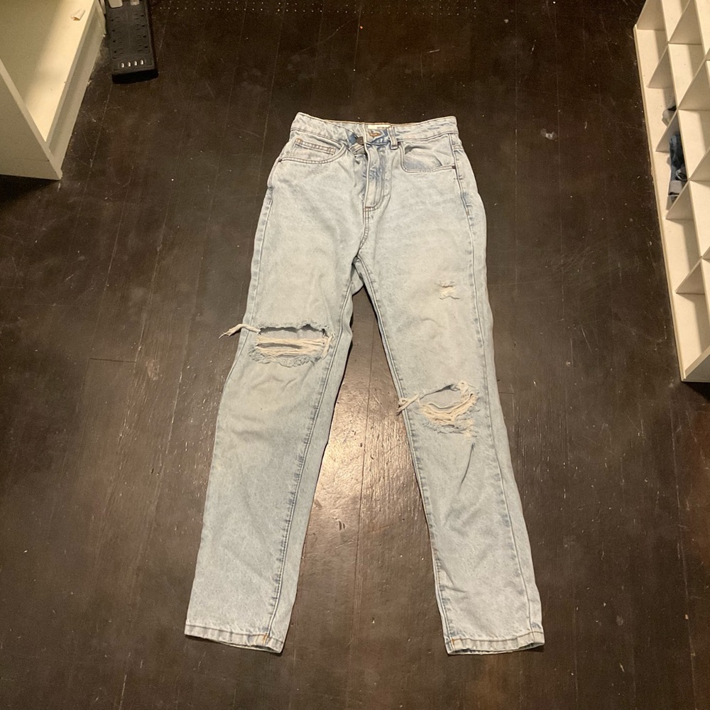 Cotton On Light Blue Ripped Jeans